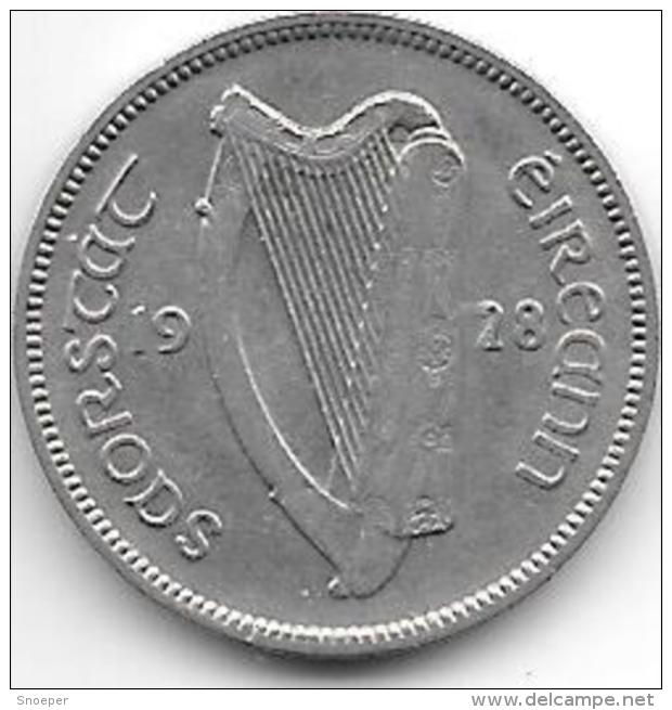 Ireland  6 Pence   1928  Km 5    Xf - Irlande