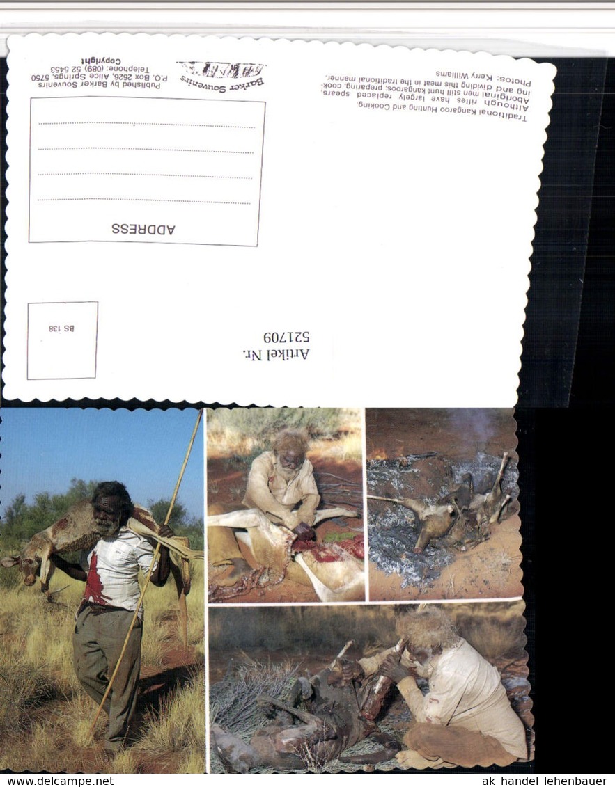 521709,Australia Traditional Kangaroo Hunting And Cooking Aboriginal Type - Océanie