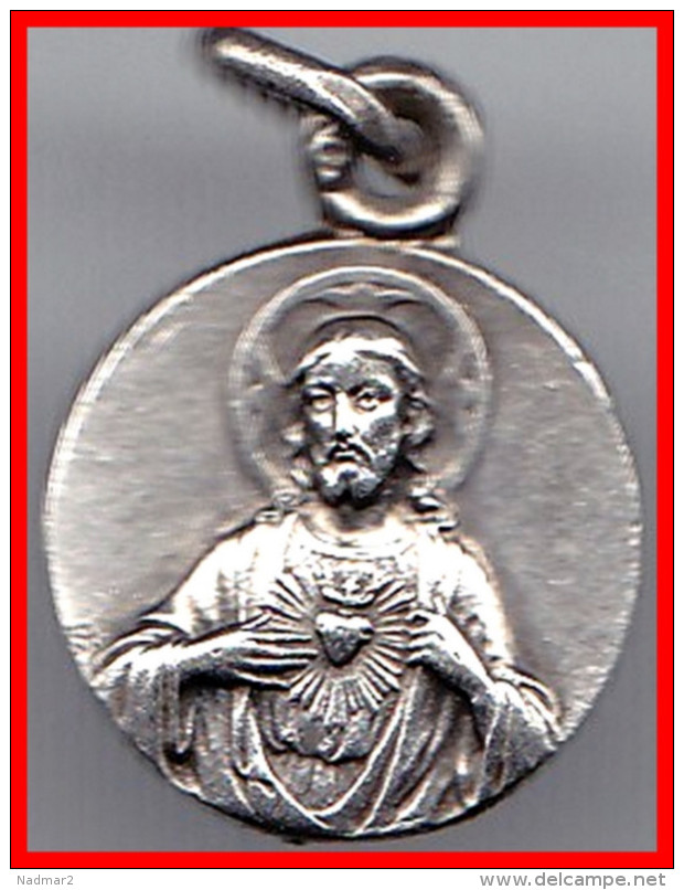 Médaille Religieuse Ancienne ND Notre Dame Du Mont Carmel Argent Silver Catholique Diam 1 Cm - Religion & Esotérisme