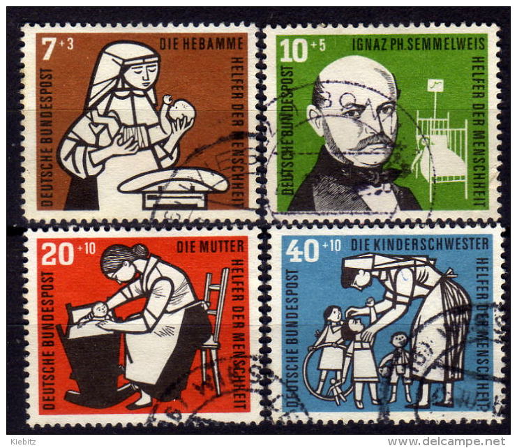 BRD 1956 - MiNr: 243-246 Wohlfahrt Komplett Used - Gebraucht