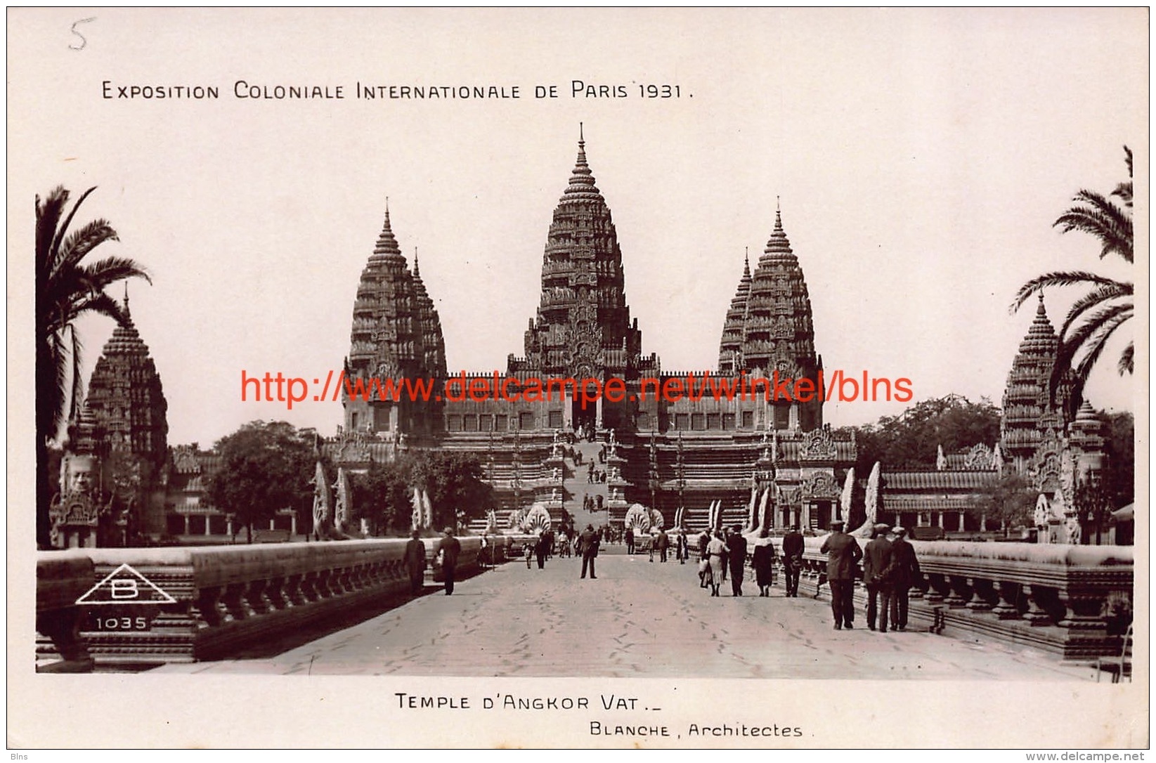 1931 Temple D'Angkor-Vat - Cambodge