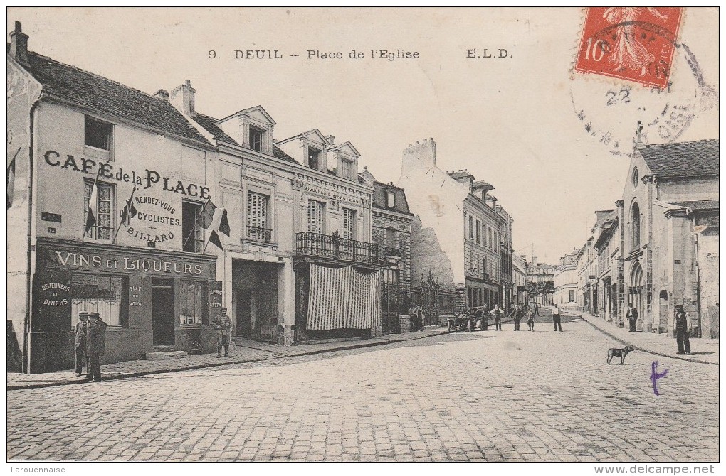 95 - DEUIL - Place De L'Eglise - Deuil La Barre