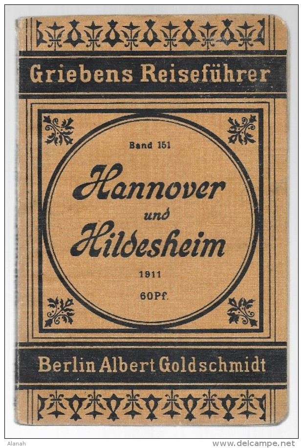 Guide Touristique 1911 Avec Cartes HANNOVER Und HILDESHEIM - Basse Saxe