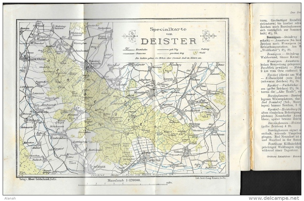 Guide Touristique 1911 Avec Cartes HANNOVER Und HILDESHEIM - Nedersaksen
