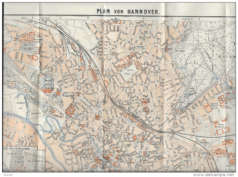 Guide Touristique 1911 Avec Cartes HANNOVER Und HILDESHEIM - Nedersaksen