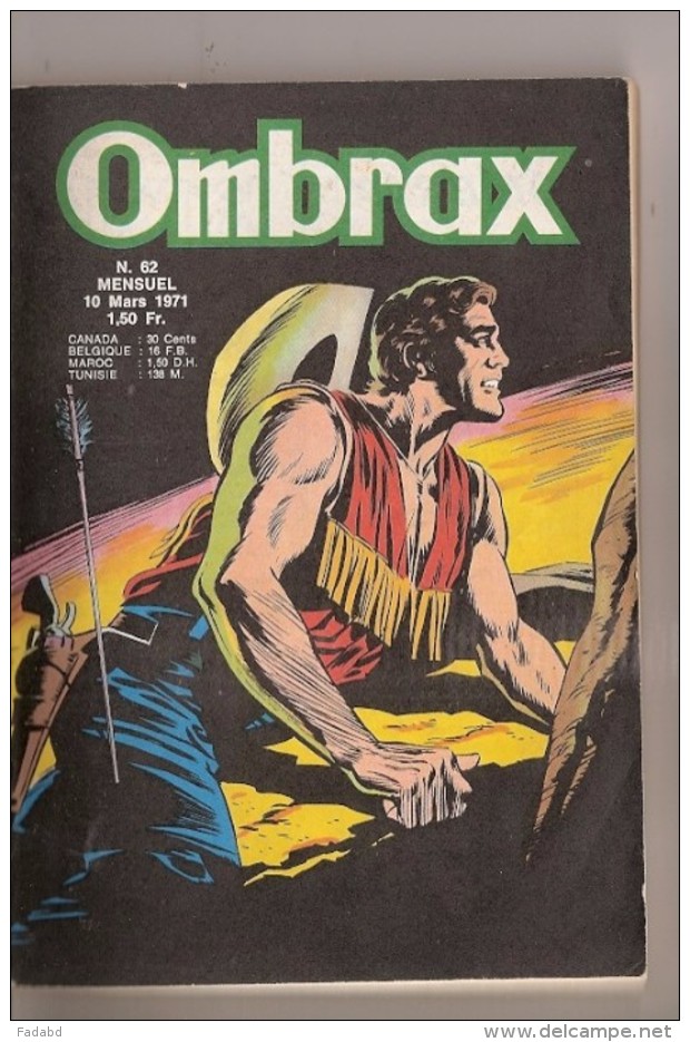 OMBRAX N° 62 ANNEE 1971 BE - Ombrax