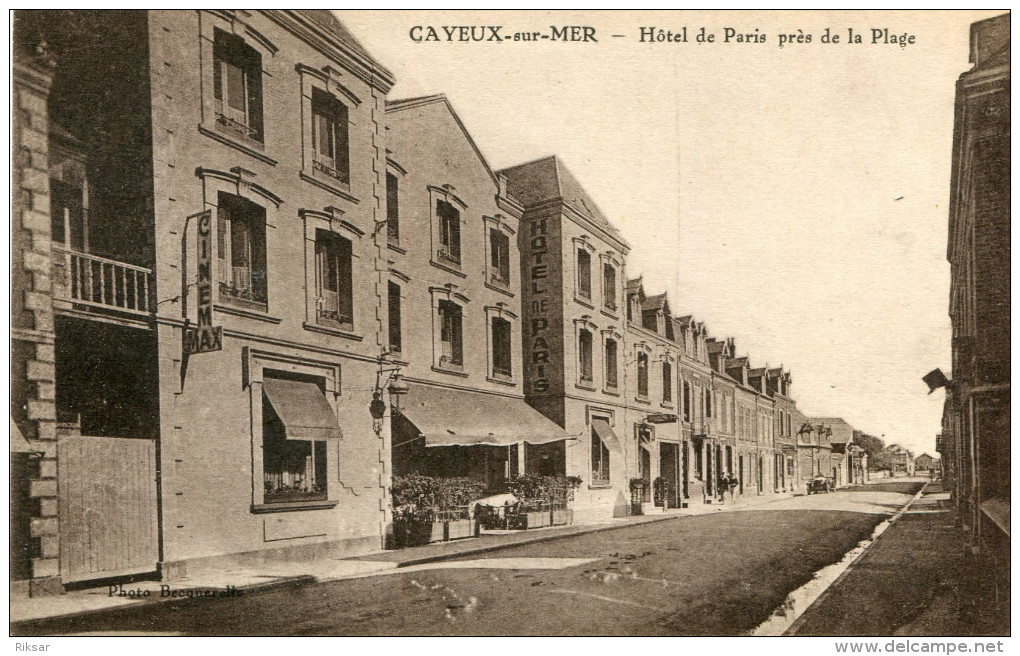 CAYEUX SUR MER(SOMME) HOTEL DE PARIS - Cayeux Sur Mer