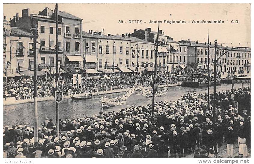 Sport Nautique.     Sète.    Cette.    Les Joutes - Autres & Non Classés