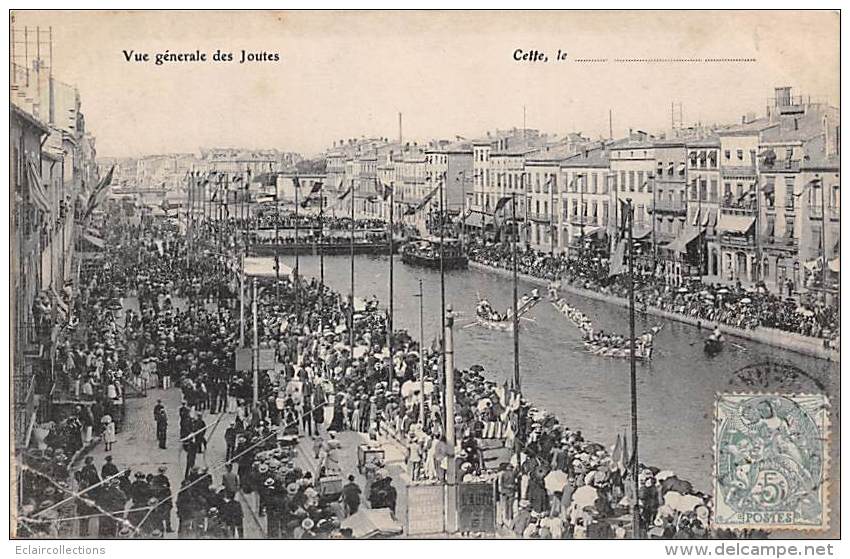 Sport Nautique.     Sète.    Cette.    Les Joutes - Autres & Non Classés