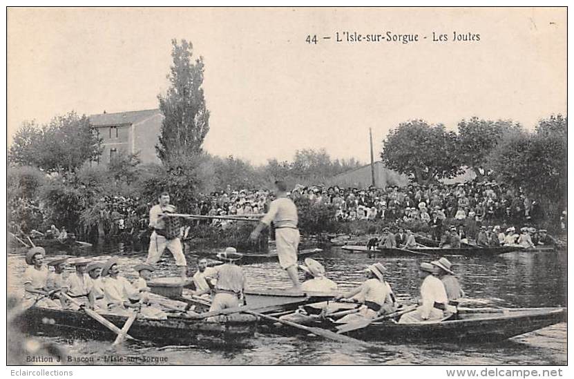 Sport Nautique.     L'Isle Sur Sorgue .    Les Joutes - Autres & Non Classés