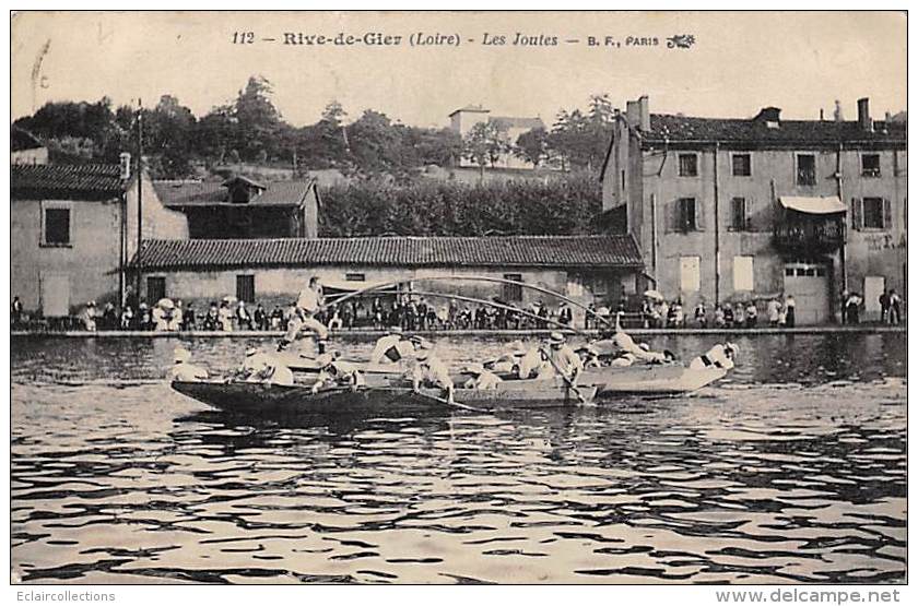 Sport Nautique.    Rive De Gier    42   Les Joutes - Autres & Non Classés