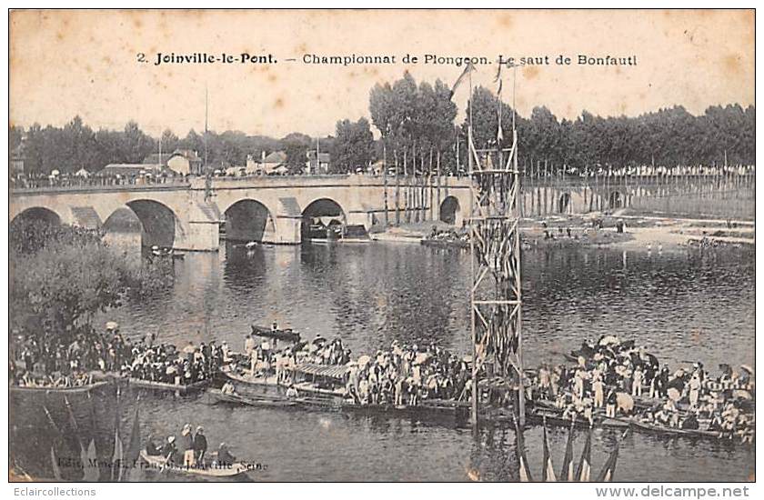 Sport Nautique.  Plongeon   Joinville  94 . Saut De Bonfauti - Plongeon