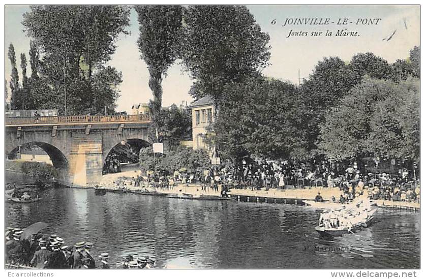 Sport Nautique.     Joinville Le Pont   94 .  Les Joutes - Autres & Non Classés