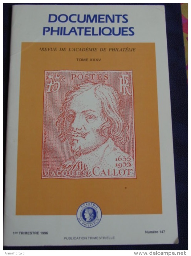 * DOCUMENTS PHILATÉLIQUES -T 35-Revue Académie /Poste Fluviale Colombie,Jérusalem,Nouv.Calédonie.. - Français (àpd. 1941)