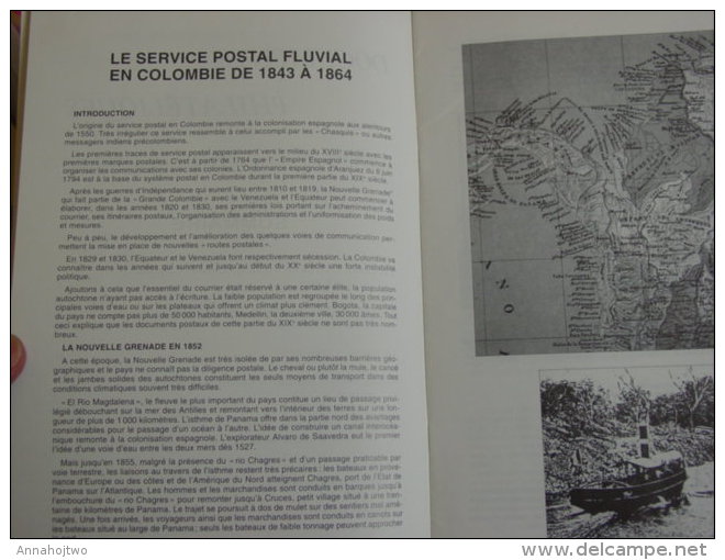 * DOCUMENTS PHILATÉLIQUES -T 35-Revue Académie /Poste Fluviale Colombie,Jérusalem,Nouv.Calédonie.. - Français (àpd. 1941)