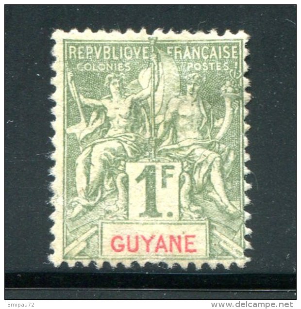 GUYANE- Y&T N°42- Oblitéré - Oblitérés