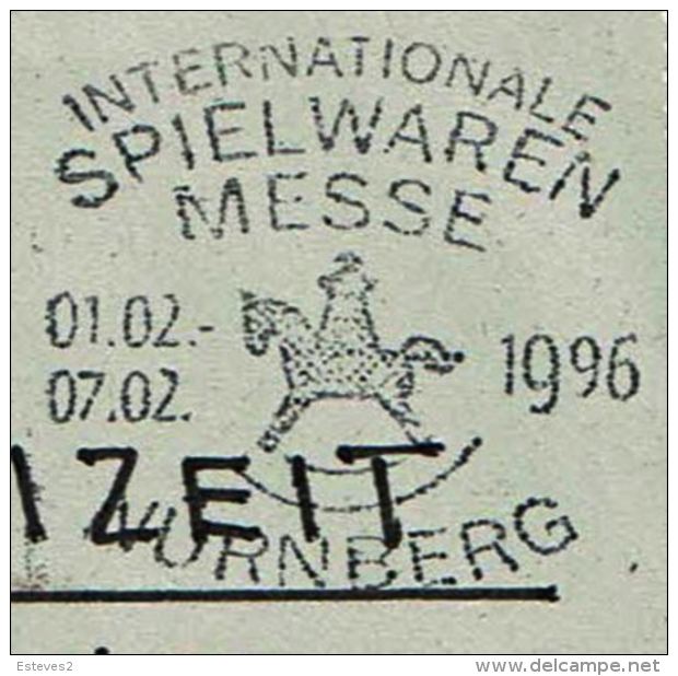 Germany ,  Allemagne , 1996 , Meter , Ema , Slogan , International Toy Fair , Foire Internationale Du Jouet ,Rahel Hense - Marionetten