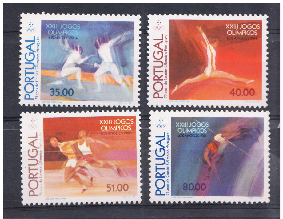 PORTUGAL 1984.AFINSA  Nº 1663/1666 JOGOS OLIMPICOS DE LOS ANGELES   SES348GRANDE - Unused Stamps