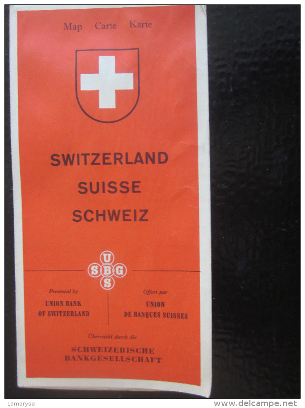 MAP SUISSE SWITZERLAND -SCHWEIZ- PLAN DE RESEAUX GUIDE LIGNES CHEMIN DE FER -FUNICULAIRE-AIRPORT-RAILWAY-BOAT-AIRCABLE - Europe