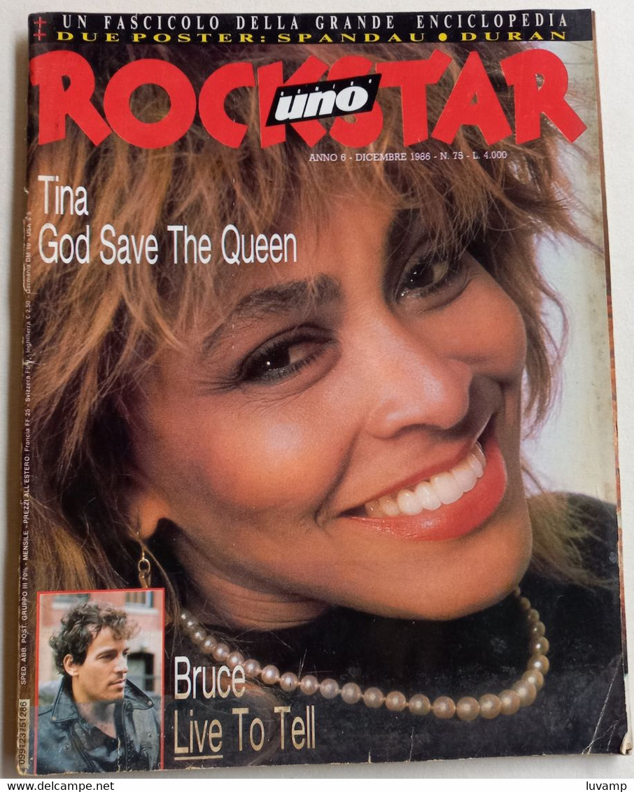 TINA TURNER -ROCKSTAR - DEL    DICEMBRE 1988 (CART 52) - Musique