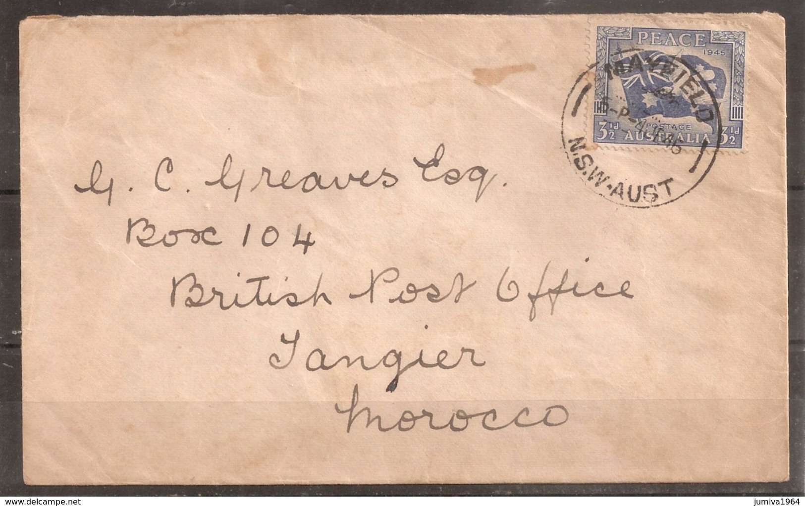 Australie - Australia - 1945 - Lettre Pour Tangier (Morocco) - TB - Covers & Documents