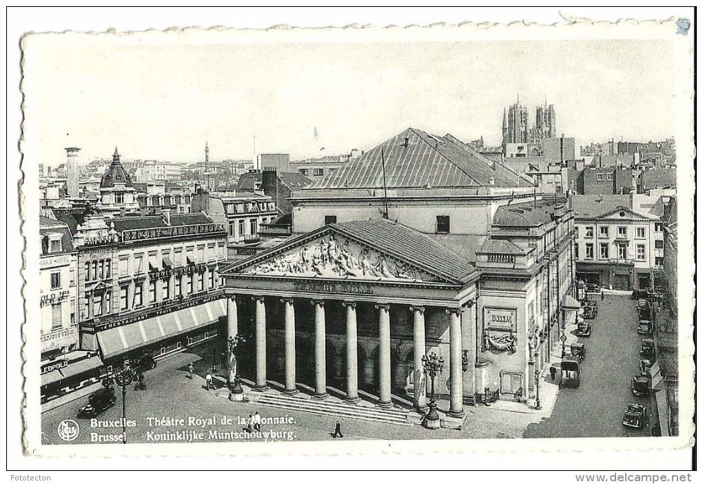 Bruxelles - Theatre Royal De La Monnaie -  1957 - Cars - Altri & Non Classificati