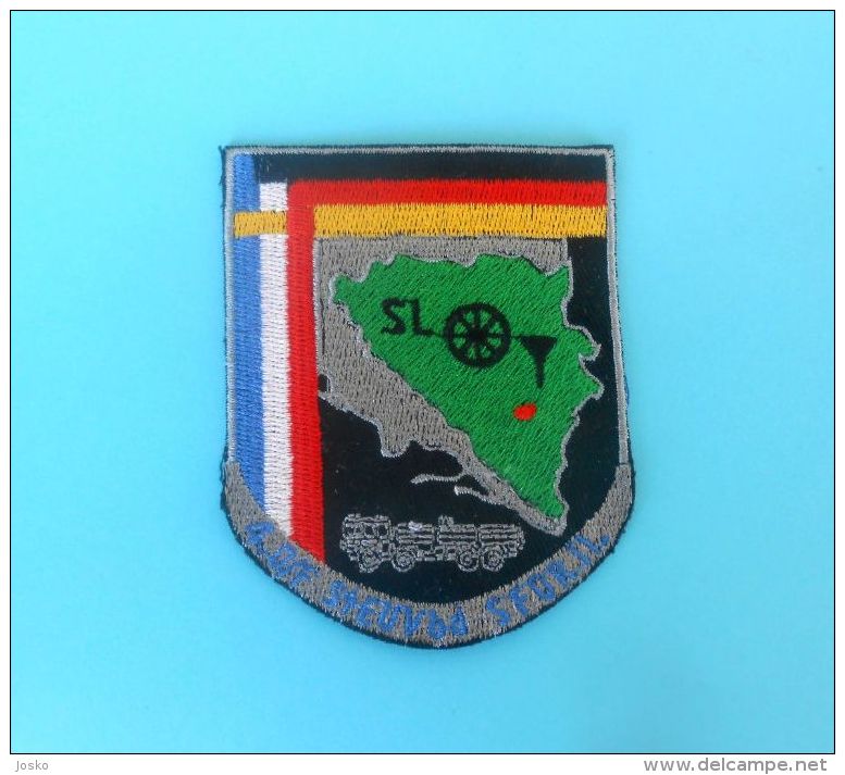 GERMANY ARMY - SFOR - United Nations Peacekeeping Mission In Bosnia Patch Deutschland Armee Flicken Bundeswehr UN Forces - Stoffabzeichen