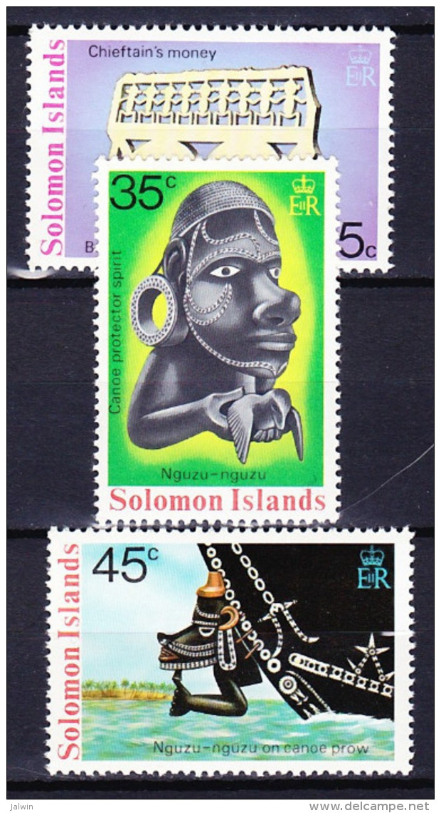 SALOMON - BRITISH SOLOMON ISLANDS 1976 YT N° 294 à 296 ** - Islas Salomón (...-1978)