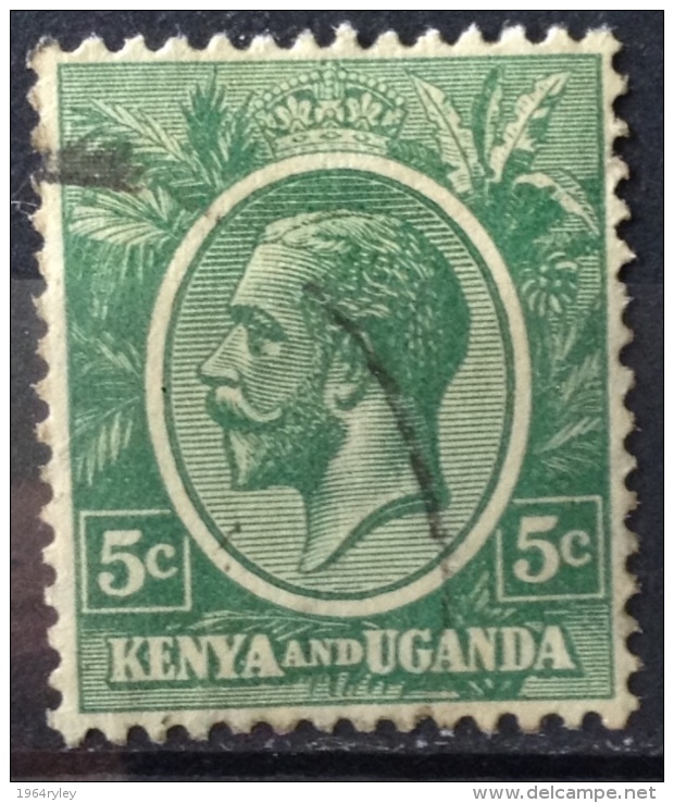 Kenya Uganda   1922-1927 Used (0)  # 20 - Kenya & Ouganda