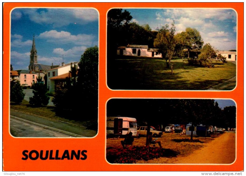 85-SOULLANS..3 VUES ..CPM - Soullans