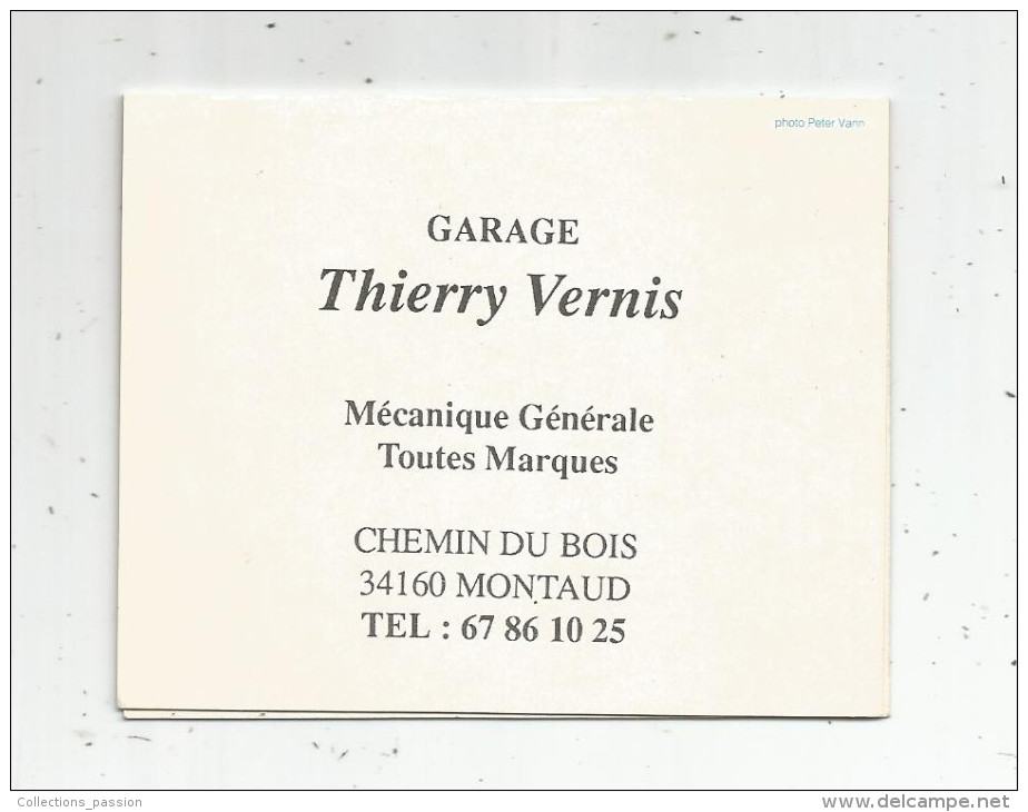 Calendrier , Petit Format , 1993 ,  Garage THIERRY VERNIS , 34 , Hérault , MONTAUD , RENAULT LAGUNA , 3 Scans - Kleinformat : 1991-00