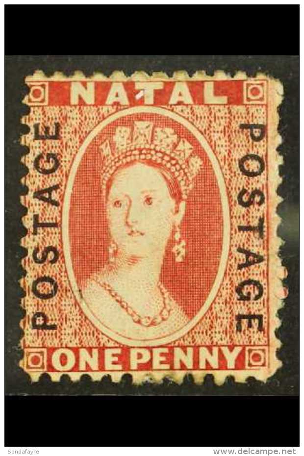 NATAL 1870-73 1d Bright Red, SG 60, Fine Mint. For More Images, Please Visit... - Zonder Classificatie