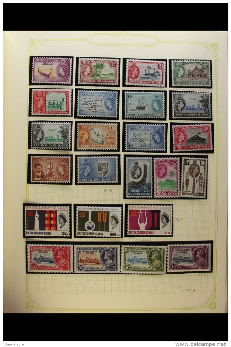 1935-83 VERY FINE MINT COLLECTION A Clean All Different Collection In An Album Which Includes 1935 Jubilee Set,... - Salomonseilanden (...-1978)