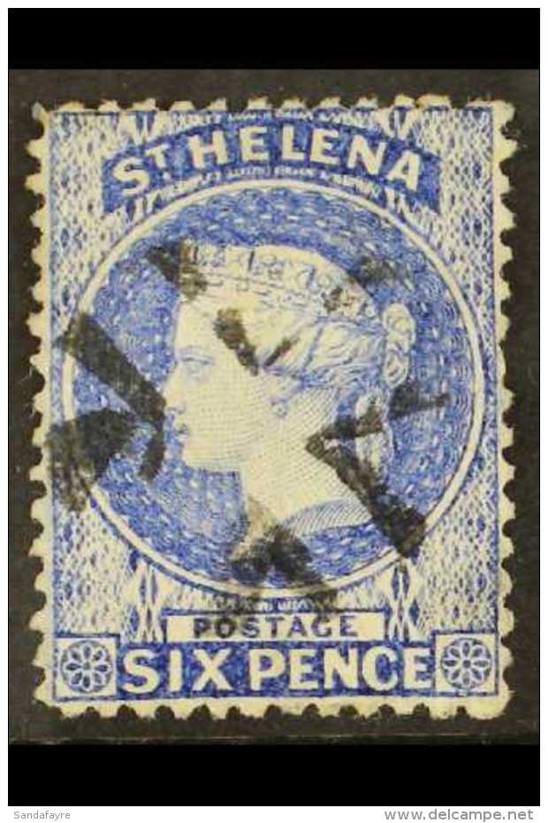1864 6d Ultramarine, SG 16a, Very Fine Used. For More Images, Please Visit... - Isola Di Sant'Elena
