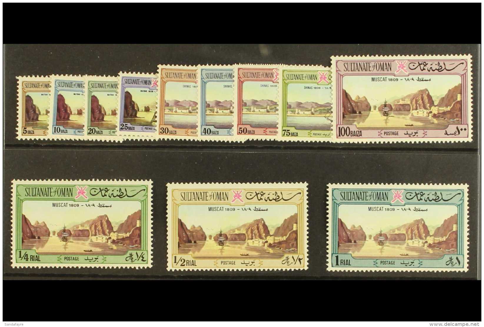 1972 Definitives Complete Set, SG 146/57, Very Fine Never Hinged Mint. (12 Stamps) For More Images, Please Visit... - Oman