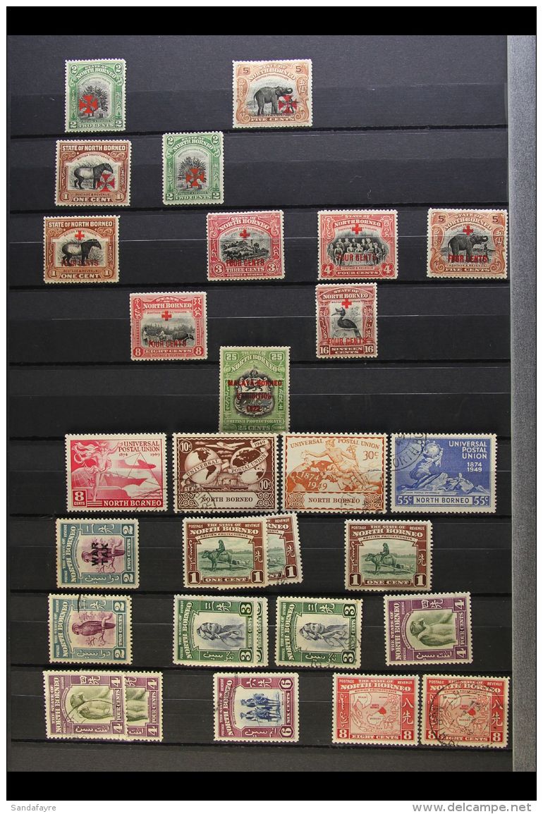 1888 To QEII INTERESTING RANGES On Stockleaves, Mint And Used (remainder Cancels Ignored In Estimate), Mostly Fine... - Borneo Del Nord (...-1963)