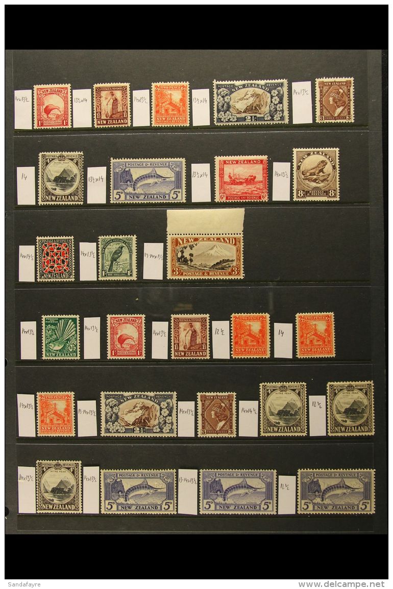 1935-1941 PICTORIAL DEFINITIVES. MINT COLLECTION With Identified All Different Watermark &amp; Perforation Types... - Andere & Zonder Classificatie