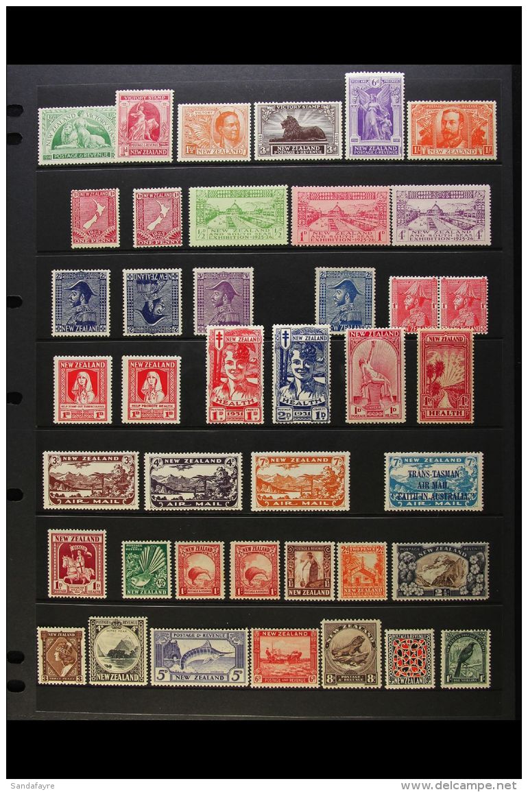1902-37 FINE MINT COLLECTION Presented On A Trio Of Stock Pages. Includes 1902 P14 Pictorial Range To 9d, 1909... - Other & Unclassified