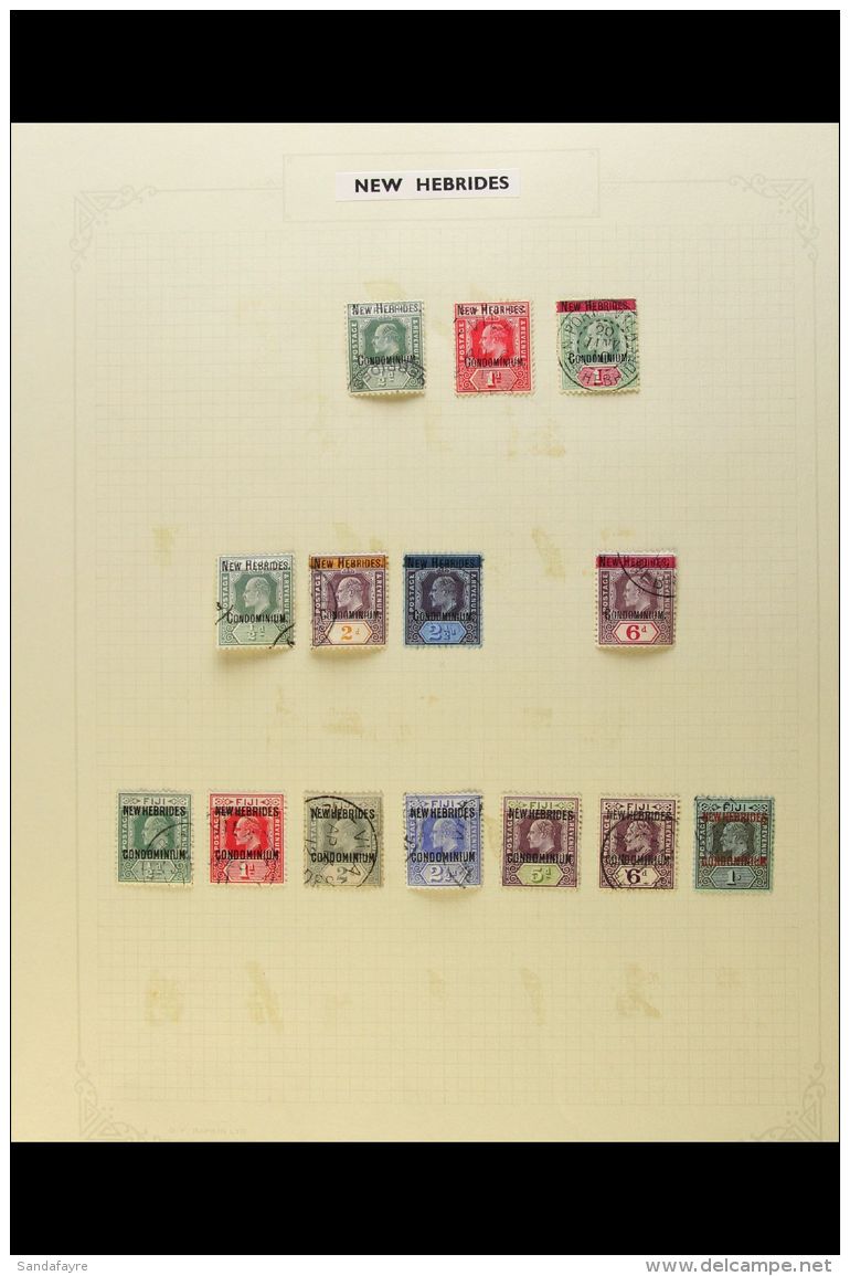 ENGLISH 1908-1953 FINE USED COLLECTION On Leaves, All Different, Inc 1908 Opts To 1s Inc &frac12;d Wmk CA, 1910... - Altri & Non Classificati