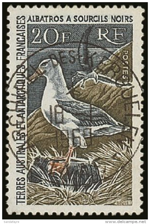 TAAF 1968 20f Albatross, Yvert 24, SG 31, Very Fine Cds Used, Fresh! For More Images, Please Visit... - Altri & Non Classificati