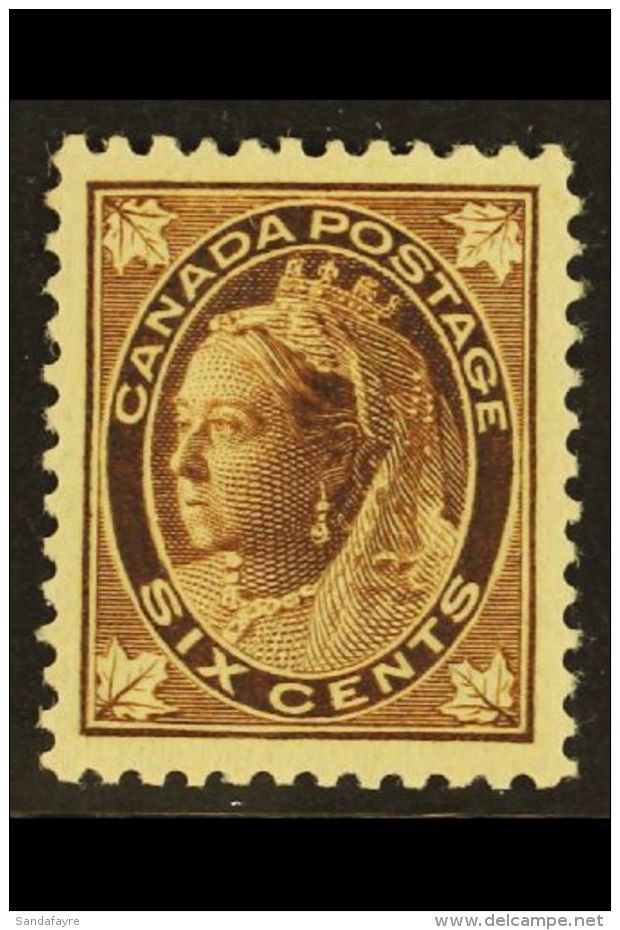 1897-98 6c Brown, SG 147, Well Centered Fine Mint For More Images, Please Visit... - Altri & Non Classificati