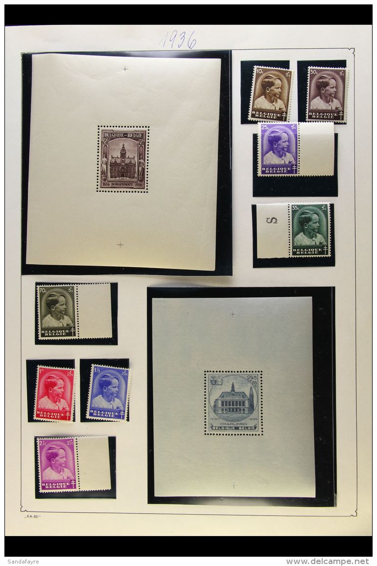 1925-1973 ATTRACTIVE COMPREHENSIVE NEVER HINGED MINT COLLECTION In Hingeless Mounts On Pages, All Different,... - Andere & Zonder Classificatie