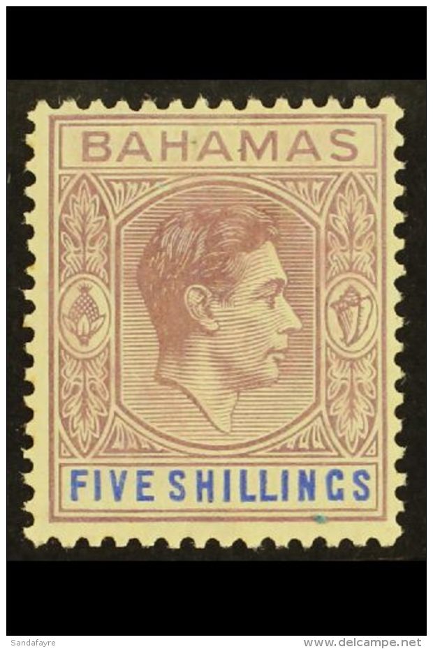 1938-52 5s Lilac &amp; Blue Thick Paper, SG 156, Fine Mint, Usual Brownish Streaky Gum, Fresh Colours. For More... - Andere & Zonder Classificatie