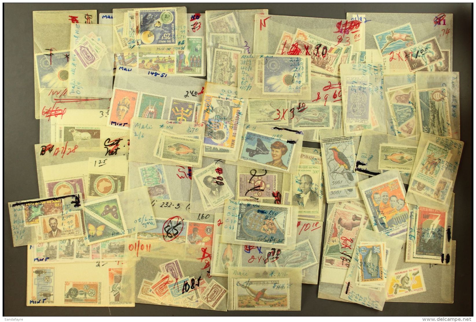 MALI 1950's -1960's Mint, Chiefly Never Hinged Mint Mostly Complete Sets (approx 150 Stamps) For More Images,... - Andere & Zonder Classificatie