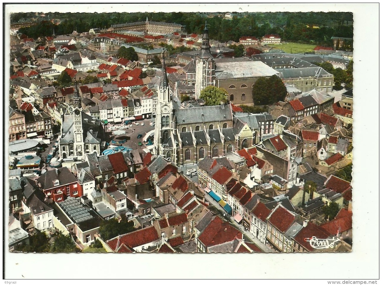 Sint Truiden Markt Vue Aérienne - Sint-Truiden