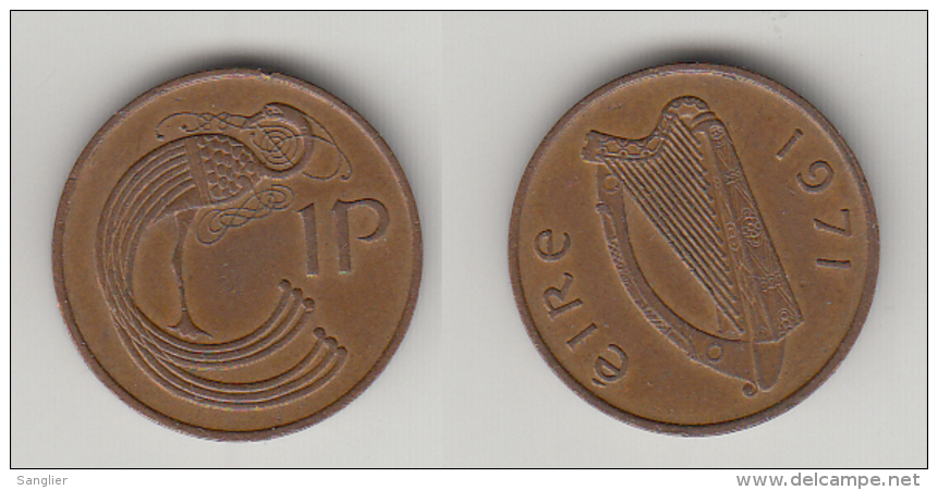 IRELANDE - 1 PENCE 1971 - Irlande