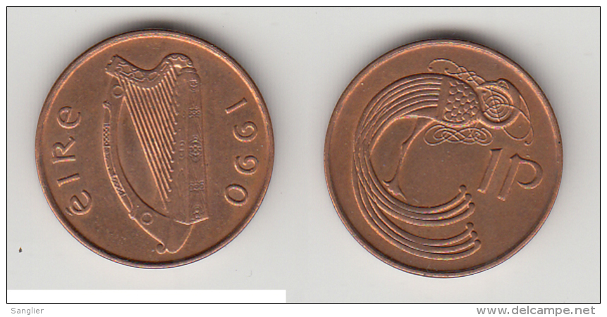 IRELANDE - 1 PENCE 1980 - Irland