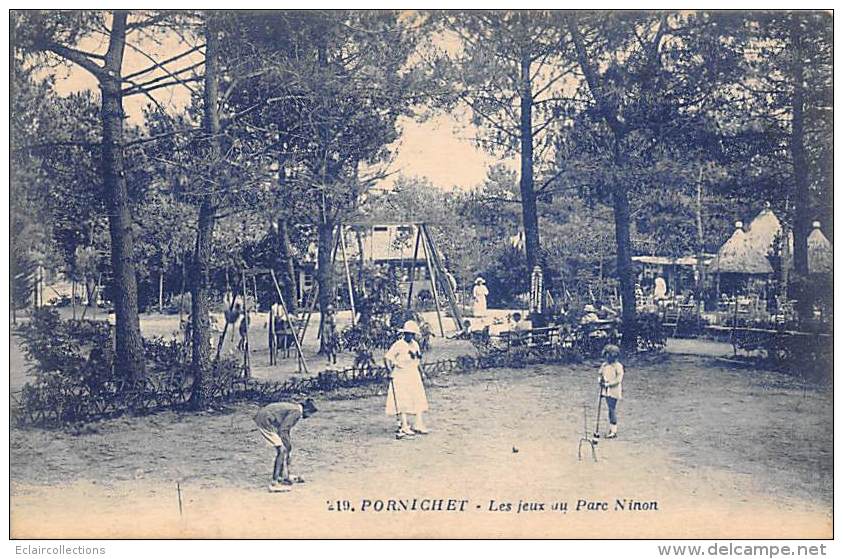 Sport:  Jeu De Croquet .  Pornichet 44 Parc De Ninon - Autres & Non Classés