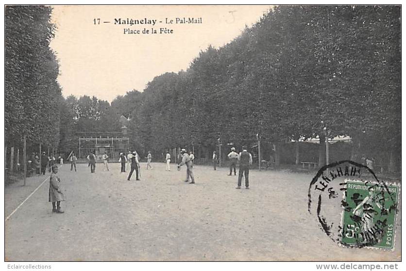Sport:     Ancêtre Du Tennis  Le Pal Mail.   Jeu De Paume   Maignelay   60 - Tenis