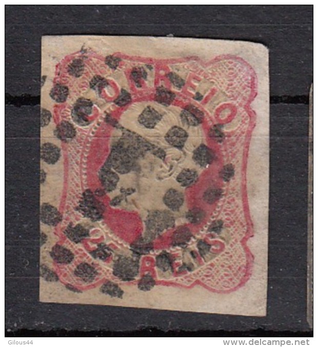 Portugal  Don Luiz I  YT N°15 25r Rose - Oblitérés